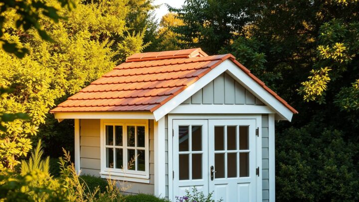 Die günstigste Dacheindeckung für ein Gartenhaus im Vergleich