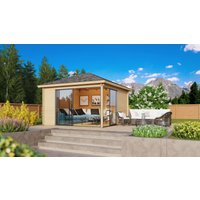Fjordholz Gartenpavillon Modell Alu 44 E