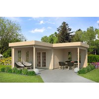 26 % Rabatt: Fjordholz Holz-Gartenhütte Modell Fred 44 36m²