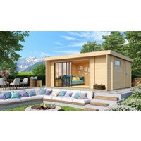 Fjordholz Holz-Gartenhütte Alu Concept 70 B