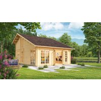 26 % Rabatt: Ferien- und Freizeit Haus Modell List 90 aus Holz 24m²