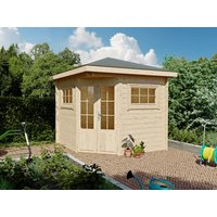 26 % Rabatt: Fjordholz 5-Eck Holz-Gartenhütte Modell Evelyn 2A