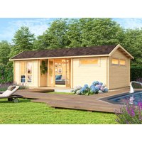26 % Rabatt: Fjordholz Holz-Gartenhütte Modell Uri 44