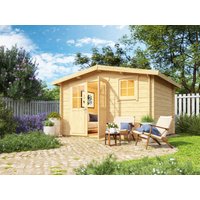 26 % Rabatt: Fjordholz Satteldach Holz-Gartenhütte Modell Eliza 4F 9m²