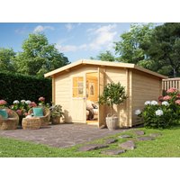 26 % Rabatt: Fjordholz Satteldach Holz-Gartenhütte Modell Eliza 5D 9m²