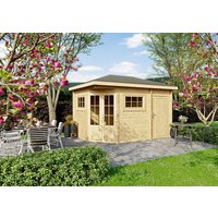 26 % Rabatt: Fjordholz 5-Eck Holz-Gartenhütte Modell Evelyn 2D