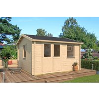 26 % Rabatt: Fjordholz Holz-Gartenhütte Modell Narvic 70 D