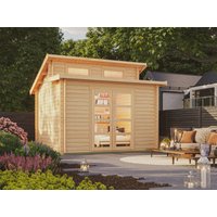 26 % Rabatt: Fjordholz Pultdach Holz-Gartenhütte Modell Aktiva-28 A 9m²