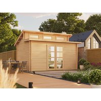 26 % Rabatt: Fjordholz Pultdach Holz-Gartenhütte Modell Aktiva-28 B 12m²