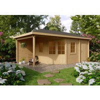 26 % Rabatt: Fjordholz 5-Eck Holz-Gartenhütte Modell Evelyn 3E 15m²