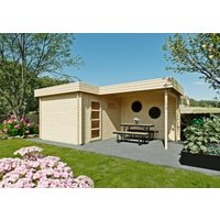 26 % Rabatt: Fjordholz Flachdach Holz-Gartenhütte Modell Odina 28 A 18m²