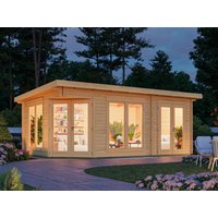 22 % Rabatt: Fjordholz 5 Eck Holz-Gartenhütte Modell Julia 40 20m²