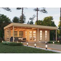 26 % Rabatt: Fjordholz Flachdach Holz-Gartenhütte Modell Susan 44 24m²