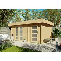 26 % Rabatt: Fjordholz Flachdach Holz-Gartenhütte Modell Tekla 28