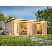 26 % Rabatt: Fjordholz Pultdach Holz-Gartenhütte Modell Ezra 6P