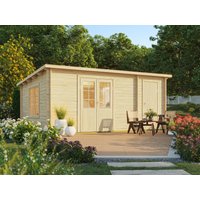 26 % Rabatt: Fjordholz Pultdach Holz-Gartenhütte Modell Rex 28 B
