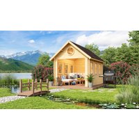 26 % Rabatt: Fjordholz Holz-Gartenhütte Modell Glarus 44
