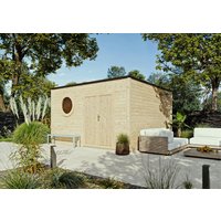 26 % Rabatt: Fjordholz Holz-Gartenhütte Modell Rondo 40 D