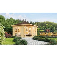 26 % Rabatt: Fjordholz 5-Eck Holz-Gartenhütte Modell Fargo 44 B