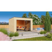 26 % Rabatt: Fjordholz Holz-Gartenhütte Modell Q-BIC Alu 44 A