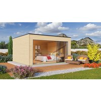 26 % Rabatt: Fjordholz Holz-Gartenhütte Modell Q-BIC Alu 70 C