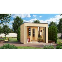 26 % Rabatt: Fjordholz Holz-Gartenhütte Modell Q-BIC Alu 44 G