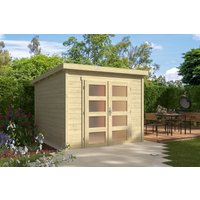 26 % Rabatt: Pultdach Holz-Gartenhütte Modell Ella 28-A