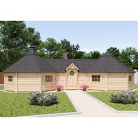 26 % Rabatt: Fjordholz Doppelkota Modell Alva 38 m²