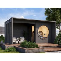 26 % Rabatt: Fjordholz Holz-Gartenhütte Modell Office Box Größe XXS +