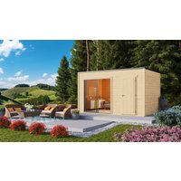 26 % Rabatt: Fjordholz Holz-Gartenhütte Modell Q-BIC Alu 70 I