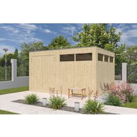 26 % Rabatt: Holz-Gartenhütte Modell QBV3-Line 11,89 m²