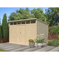 26 % Rabatt: Holz-Gartenhütte Modell Q-Line 8,64 m²