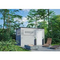 26 % Rabatt: Fjordholz Holz-Gartenhütte Modell Q-BIC Modern 44 C