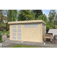 26 % Rabatt: Flachdach Holz-Gartenhütte Modell Nelo 44 B