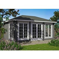 26 % Rabatt: Holz-Gartenhütte Modell Porto 44 B 12m²