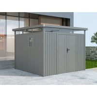 39 % Rabatt: Metall Gerätehaus Modell Style 7,56 m² Aluminium G 6m²