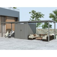 37 % Rabatt: Metall Gerätehaus Modell Style 4,45 m² Spar-Set 3 12m²