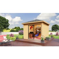 26 % Rabatt: Fjordholz Gartenpavillon Modell Alu 44 A
