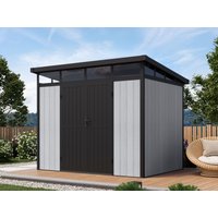 26 % Rabatt: WPC Holz-Gartenhütte Modell Skylight Pent 6,10 m² 6m²