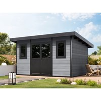 26 % Rabatt: WPC Holz-Gartenhütte Modell Duo Color 12 m² 12m²