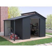 26 % Rabatt: Metall Gerätehaus Modell Viva Varianta 9,12 m² 9m²