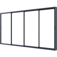 26 % Rabatt: StarLine Aluminium Schiebetür 400 x 206 cm 8m²