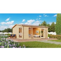 26 % Rabatt: Fjordholz Holz-Gartenhütte Modell Davos 44 B 24m²