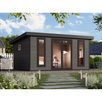 26 % Rabatt: WPC Holz-Gartenhütte Modell Panorama 13,44 m² 12m²