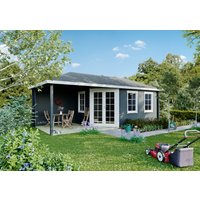 26 % Rabatt: Fjordholz Holz-Gartenhütte Modell Kiano 44 C 24m²