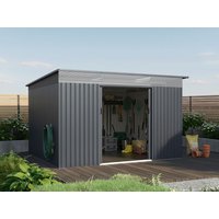 27 % Rabatt: Metall Gerätehaus Modell Rheinfeld 10,20 m² 9m²