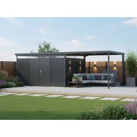 25 % Rabatt: StarLine Metall Gerätehaus Modell Solidum 19,60 m²