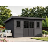 29 % Rabatt: WPC Holz-Gartenhütte Modell Style DeLuxe 15,0 m²