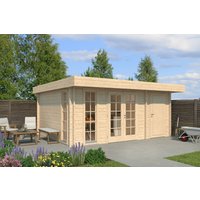 26 % Rabatt: Fjordholz Holz-Gartenhütte Modell Theo 44 in Schwedenrot