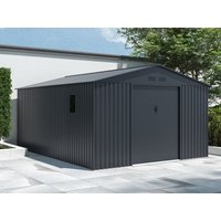 27 % Rabatt: Metall Gerätehaus Modell München 14,39 m² 12m²